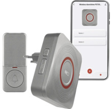 Bezdrôtový zvonček EMOS s prijímačom a aplikáciou pre smartfóny