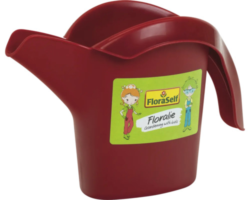 Červená detská plastová krhla FloraSelf