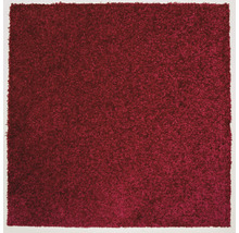 Detail červeného koberca so slučkovou štruktúrou