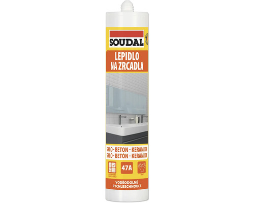 Soudal lepidlo na zrkadlá pre sklo, betón a keramiku