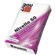 Vrece Baumit Nivello 50 samonivelizačnej cementovej stierky, 25 kilogramov