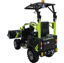 Minidumper Zipper s nakladacou lopatou, pohľad spredu