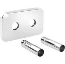 Krycia doska a dve kovové objímky