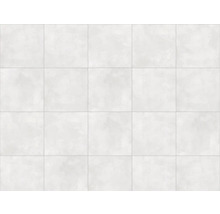 Vzor dlaždíc so štvorcovými, svetlými keramickými dlaždicami