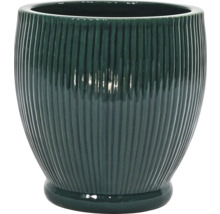 Keramický ryhovaný kvetináč