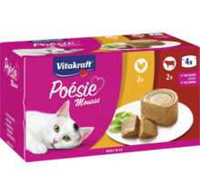 Vitakraft Poesie Mousse krmivo pre mačky, multipack