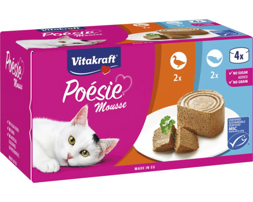Vitakraft Poésie Mousse krmivo pre mačky, multibalenie