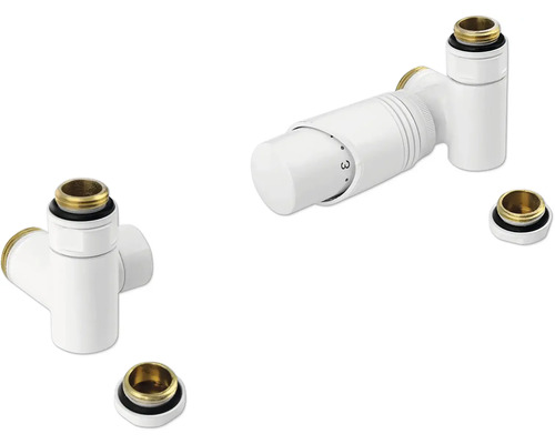 Termostat a ventily k radiátoru pre inštaláciu kúrenia