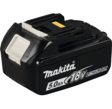 Čierny akumulátor Makita 18 Volt 5,0 Ampérhodín Lítium-iónový