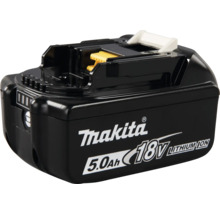 Lítium-iónový akumulátor Makita 18 voltov s kapacitou 5,0 ampérhodín.