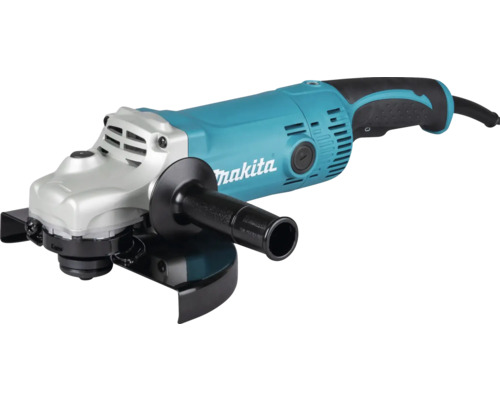 Uhlová brúska Makita s bočnou rukoväťou a ochranným krytom