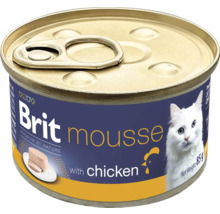 Brit Mousse krmivo pre mačky s kuracím mäsom v konzerve