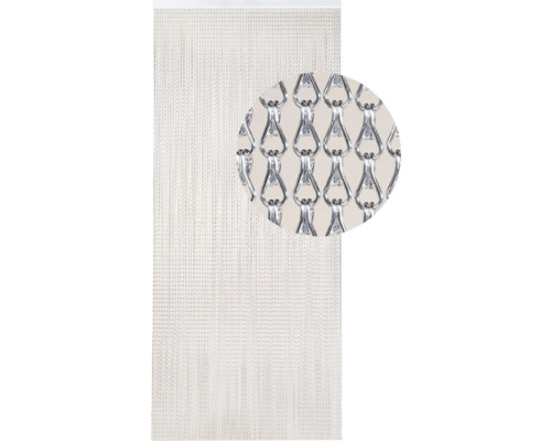 Záves z kovových retiazok ako ochrana proti hmyzu