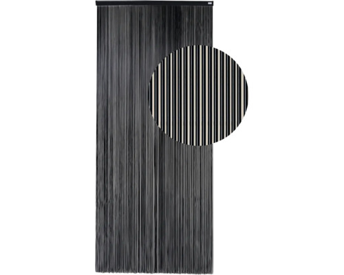 Dekoratívny šnúrový záves s lamelami