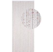 Dekoratívna doska s vertikálnymi pruhmi a farebnými škvrnami