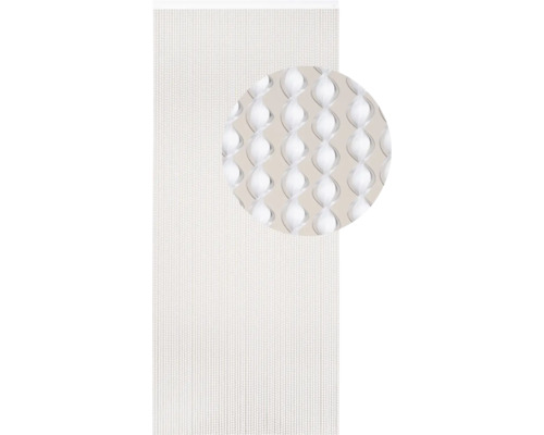 Korálkový záves s detailným pohľadom