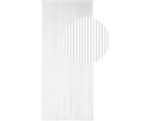 Dekoračný záves s vláknami a detailným pohľadom