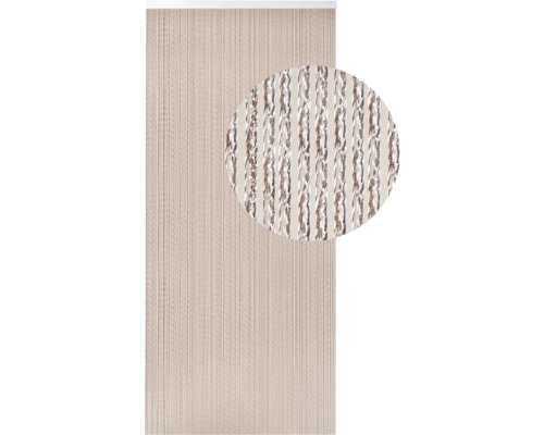 Záclona z vlákien s lesklým efektom