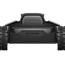 Robotická kosačka Navimow s pásovým pohonom, pohľad zozadu