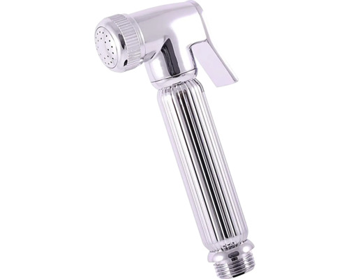 Ručná bidetová sprcha so stop ventilom RAV Slezák 150 x 30 mm chróm KS0005 Bidetová ručná sprcha z kovu s rukoväťou a sprchovou hlavicou