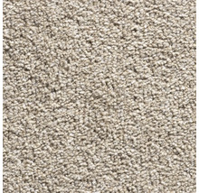 Detailný pohľad na slučkový koberec so štruktúrovaným povrchom v béžovej a sivej farbe.