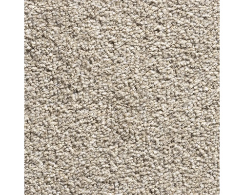 Detailný pohľad na slučkový koberec so štruktúrovaným povrchom v béžovej a sivej farbe.