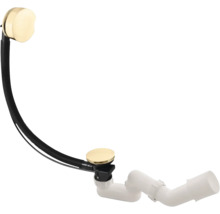 Vaňová odtoková súprava s otočným gombíkom a prepadovou rúrkou