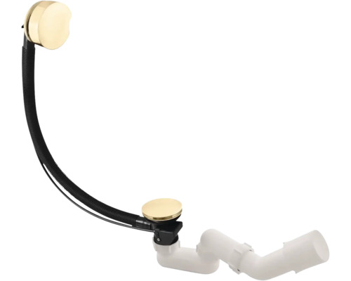 Vaňová odtoková súprava s otočným gombíkom a prepadovou rúrkou