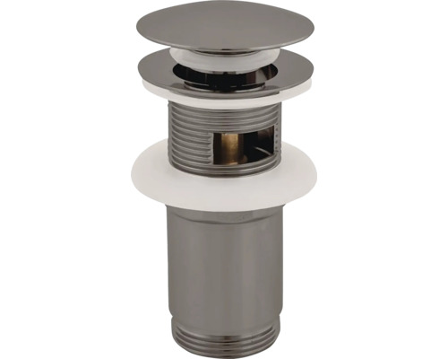 Umývadlová zátka z kovu