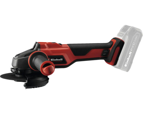 Akumulátorová uhlová brúska Einhell s brúsnym kotúčom a akumulátorom