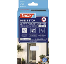 Tesa Insect Stop suchý zips sieťka proti hmyzu do dverí, maximálna veľkosť 2x 65 x 250 cm