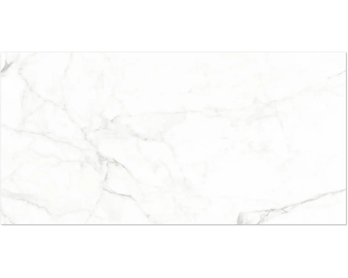 Nástenný alebo podlahový obklad v bielom mramorovom vzhľade so sivým žilkovaním.