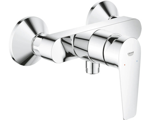 Nástenná jednopáková sprchová batéria Grohe v chróme, Grohe Logo.