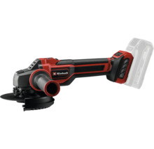 Akumulátorová uhlová brúska Einhell Professional s prídavnou rukoväťou a nastaviteľným ochranným krytom.