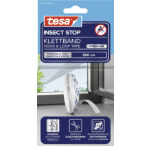 Logo tesa, suchý zips Insect Stop Premium pre okná a dvere, 560 centimetrov, pevný úchyt, ľahko sa strihá, odstrániteľný bez zvyškov.