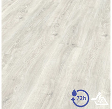 Laminátová podlaha s textúrou dreva, vodoodolná až 72 hodín.