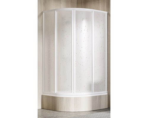 Sprchovací kút Ravak Supernova SKCP4-80 Sabina white+pearl 31144V10011 Sprchovací kút s vzhľadom mliečneho skla