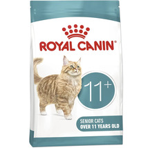 Royal Canin Logo, krmivo pre staršie mačky nad 11 rokov s vyobrazením mačky.