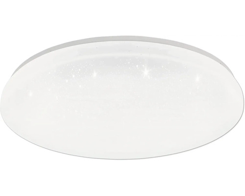 Okrúhle plastové LED stropné svietidlo s efektom hviezdnej oblohy.