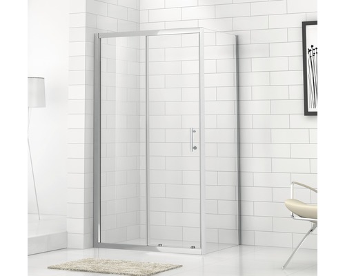 Sprchovací kút s posuvnými dverami v kúpeľni