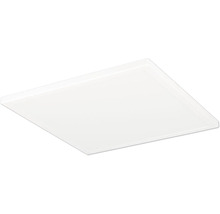 Štvorcový LED panel, ultra plochý, biely, stropné svietidlo do interiéru.