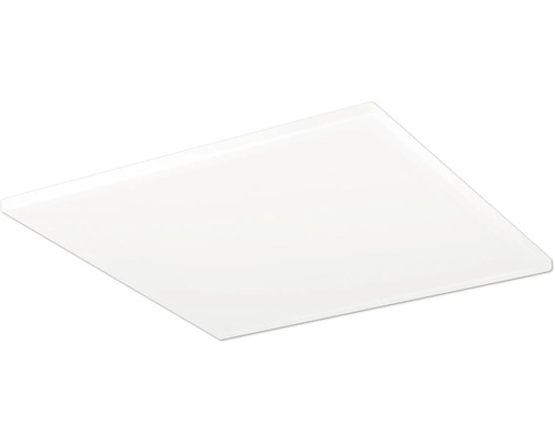Štvorcový LED panel v bielej farbe na montáž na strop.