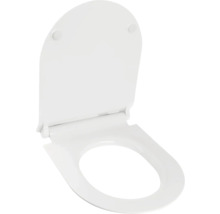 WC sedadlo s vekom, oválny tvar, biele.