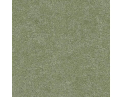 Vliesová tapeta s jemnou štruktúrou v šalviovej zelenej farbe.