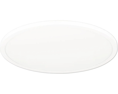 Okrúhle biele LED stropné svietidlo v plochom vyhotovení