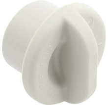 HT hrdlová zátka zo sivého plastu pre odpadové potrubie.