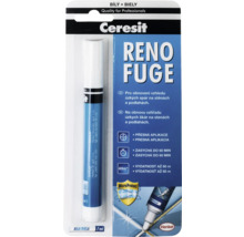 Ceresit Reno Fuge fixka na obnovu úzkych škár na stenách a podlahách, zasychá do 60 minút, výdatnosť až 60 metrov.
