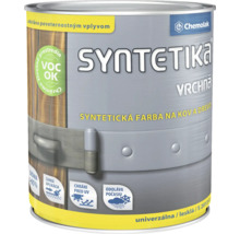 Chemolak Logo, syntetická farba na kov a drevo Syntetika Vrchná, lesklá, odolná voči UV žiareniu a poveternostným vplyvom.