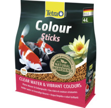 Krmivo pre ryby v jazierku Tetra Pond Colour Sticks, 4 litre, s prírodnými zložkami pre čistú vodu a sýte farby.
