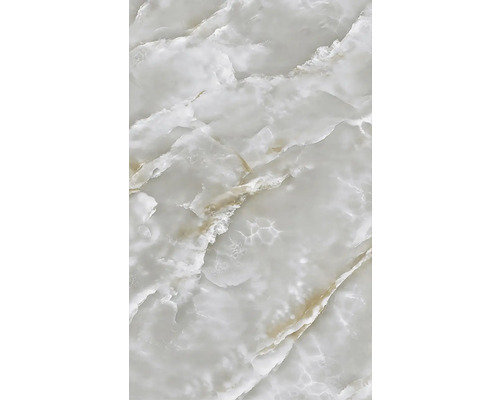 Povrch so vzhľadom mramoru so svetlým žilkovaním a kryštalickou štruktúrou.